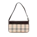 Miniatyrbild 1 av 10: Pre-owned Burberry House Check Canvas Shoulder Bag Brown