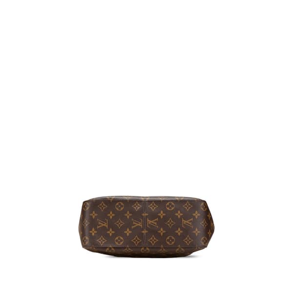 Pre-owned Louis Vuitton Monogram Looping GM Brown