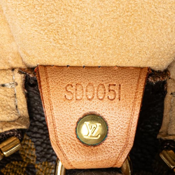 Pre-owned Louis Vuitton Monogram Looping GM Brown