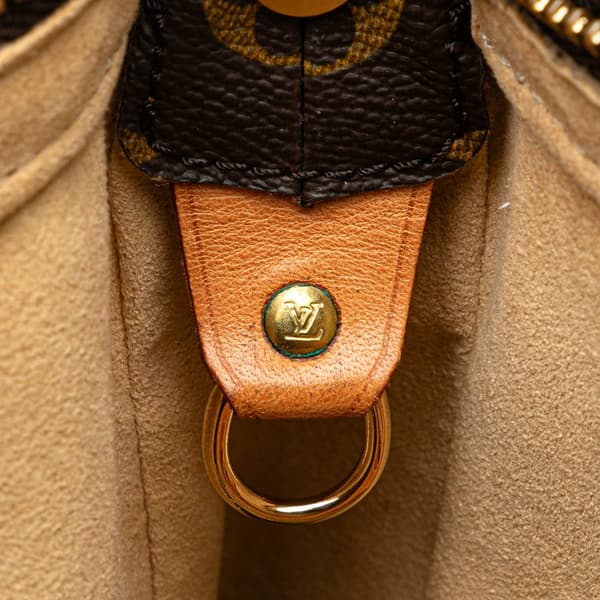 Pre-owned Louis Vuitton Monogram Looping GM Brown