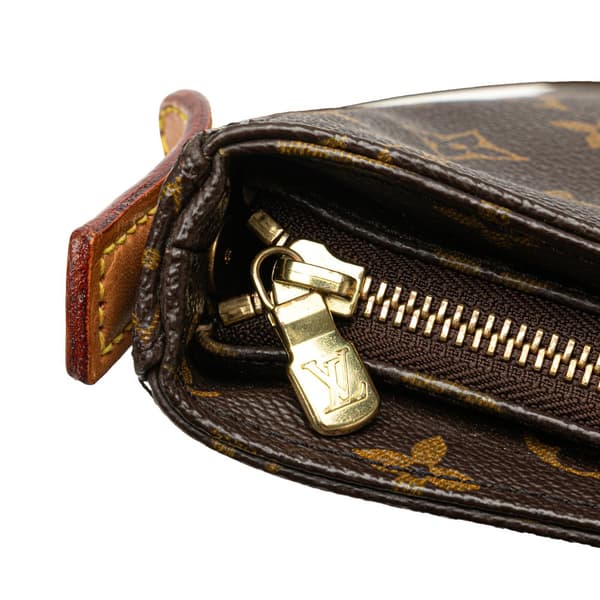 Pre-owned Louis Vuitton Monogram Looping GM Brown