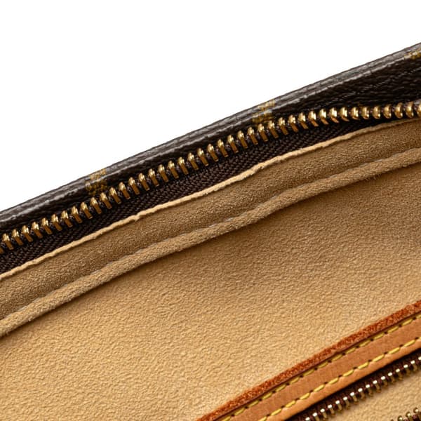 Pre-owned Louis Vuitton Monogram Looping GM Brown