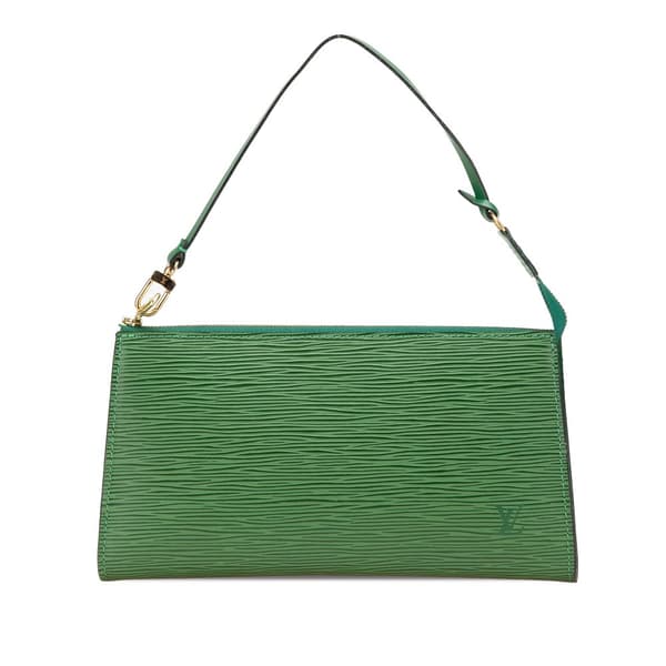 Pre-owned Louis Vuitton Epi Pochette Accessoires Green