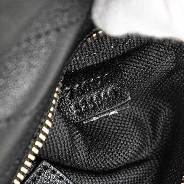 Pre-owned Gucci Mini Leather Blondie Shoulder Bag Black