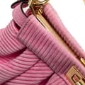 Pikkukuva 7 / 10: Pre-owned Fendi Small Embossed Suede Peekaboo Click Clutch on Chain Pink