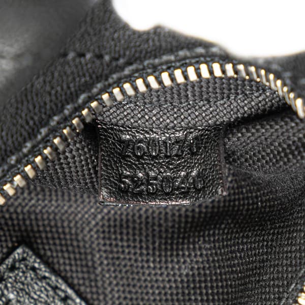Pre-owned Gucci Mini Leather Blondie Shoulder Bag Black