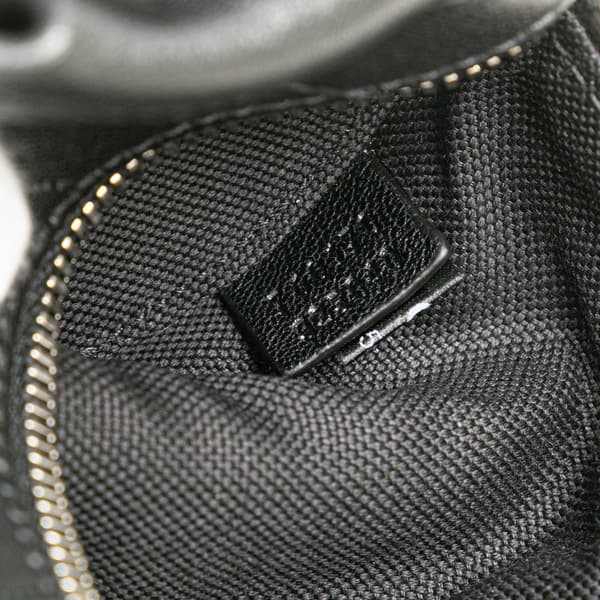 Pre-owned Gucci Mini Leather Blondie Shoulder Bag Black