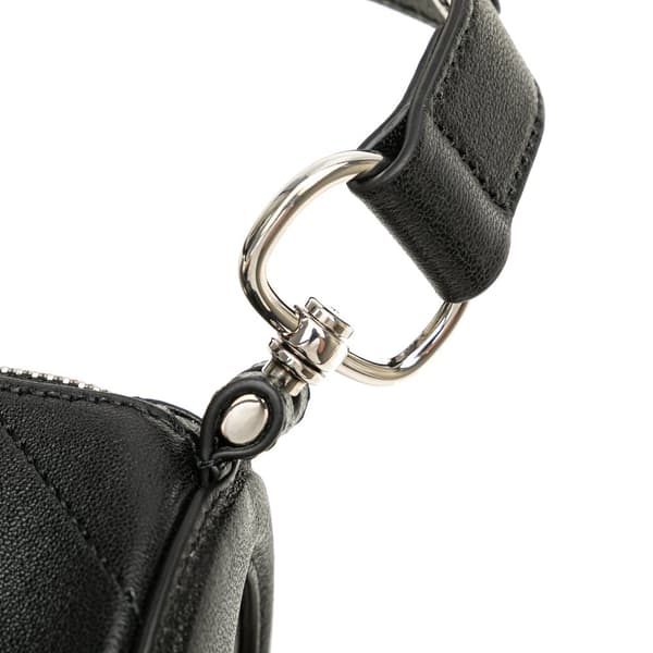 Pre-owned Gucci Mini Leather Blondie Shoulder Bag Black