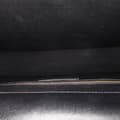 Miniatyrbild 4 av 10: Pre-owned Saint Laurent Large Grain de Poudre Monogram Chevron Envelope Bag Black