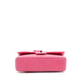 Pikkukuva 3 / 10: Pre-owned Chanel Medium Classic Tweed Beaded Flower Double Flap Pink