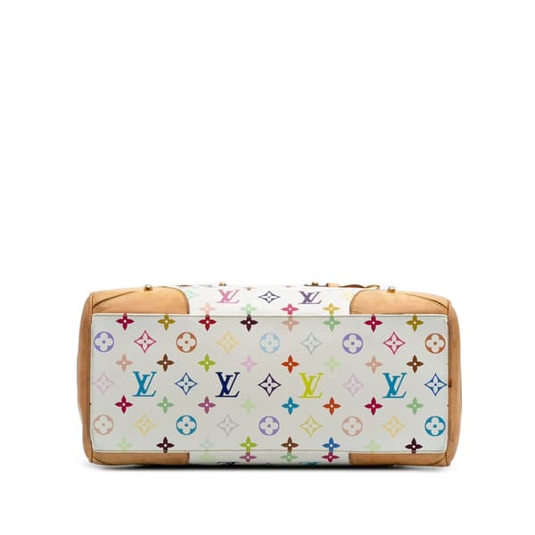 Pre-owned Louis Vuitton Monogram Multicolore Claudia White