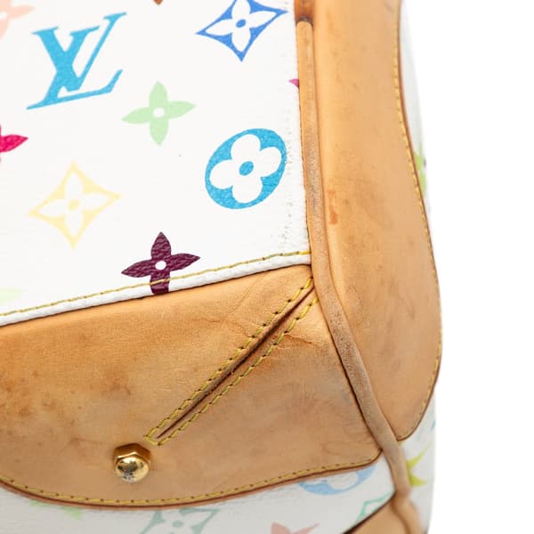 Pre-owned Louis Vuitton Monogram Multicolore Claudia White