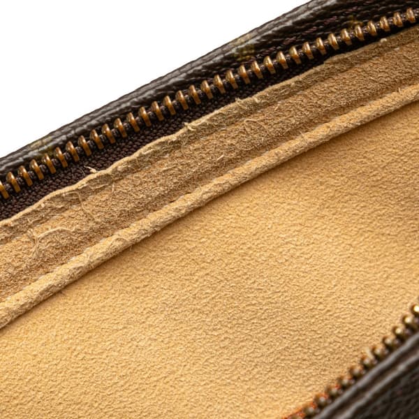 Pre-owned Louis Vuitton Monogram Looping GM Brown