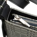 Miniatyrbild 8 av 10: Pre-owned Burberry Tonal Check Canvas Shoulder Bag Gray