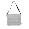 Miniatyrbild 1 av 10: Pre-owned Burberry Tonal Check Canvas Shoulder Bag Gray