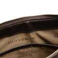 Miniatyrbild 7 av 10: Pre-owned Burberry Nova Check Trimmed Canvas Shoulder Bag Gray