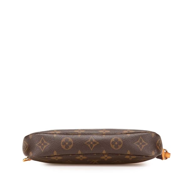 Pre-owned Louis Vuitton Monogram Pochette Accessoires Brown