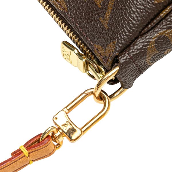 Pre-owned Louis Vuitton Monogram Pochette Accessoires Brown