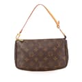 Miniatyrbilde 1 av 10: Pre-owned Louis Vuitton Monogram Pochette Accessoires Brown