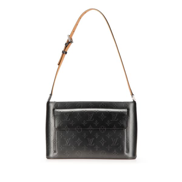 Pre-owned Louis Vuitton Monogram Mat Alston Gray