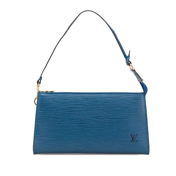 Pre-owned Louis Vuitton Epi Pochette Accessoires Blue
