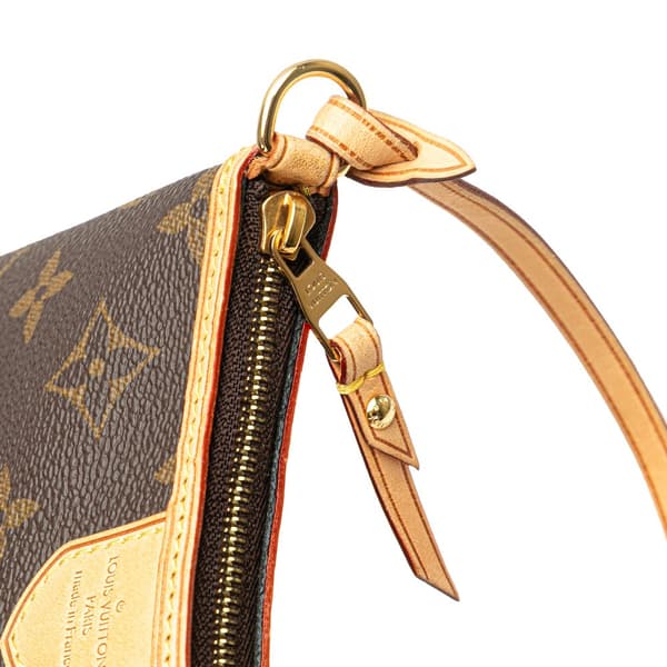 Pre-owned Louis Vuitton Monogram Mini Delightful Pochette Brown