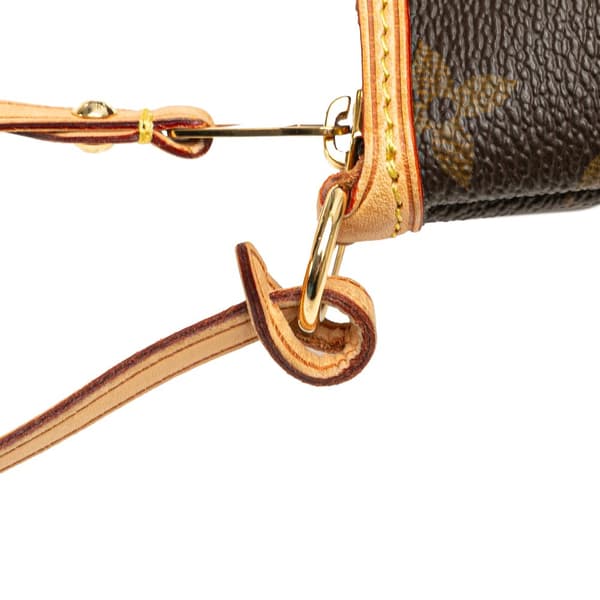 Pre-owned Louis Vuitton Monogram Mini Delightful Pochette Brown