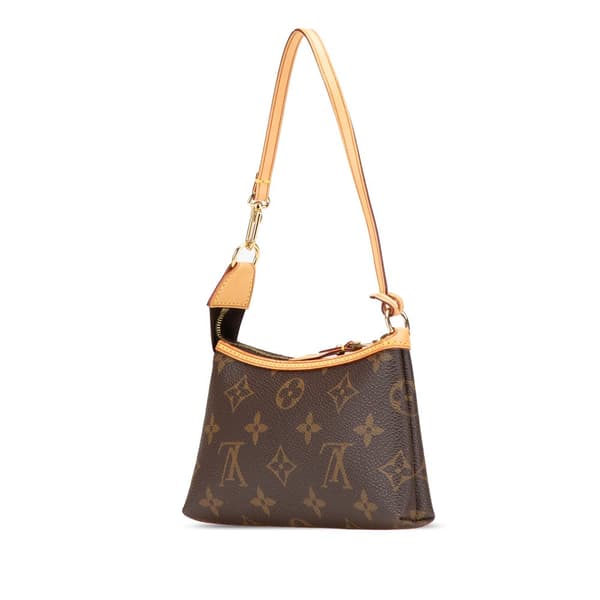 Pre-owned Louis Vuitton Monogram Mini Delightful Pochette Brown