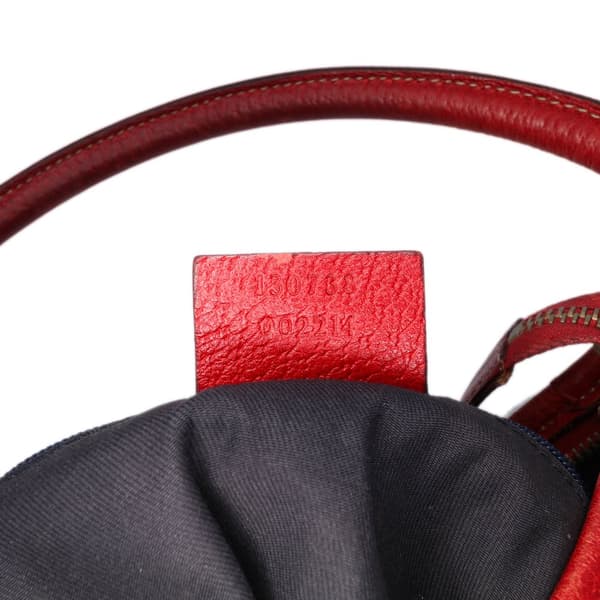 Pre-owned Gucci GG Canvas Abbey D Ring Shoulder Bag Brown