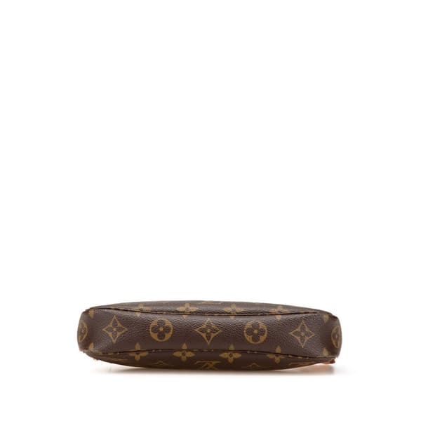 Pre-owned Louis Vuitton Monogram Pochette Accessoires Brown