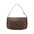 Miniatyrbilde 1 av 10: Pre-owned Louis Vuitton Monogram Pochette Accessoires Brown
