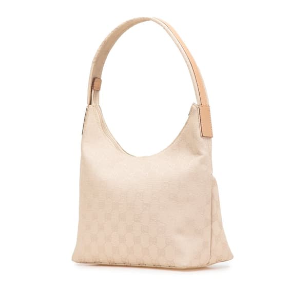 Pre-owned Gucci GG Canvas Shoulder Bag Brown