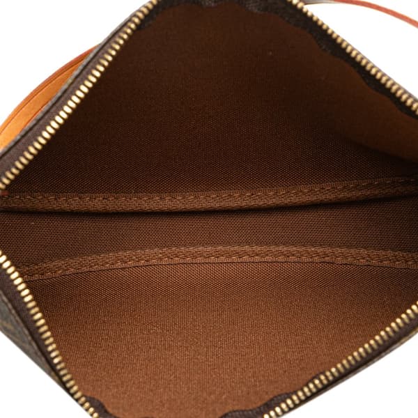 Pre-owned Louis Vuitton Monogram Pochette Accessoires Brown