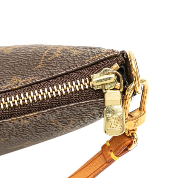 Pre-owned Louis Vuitton Monogram Pochette Accessoires Brown