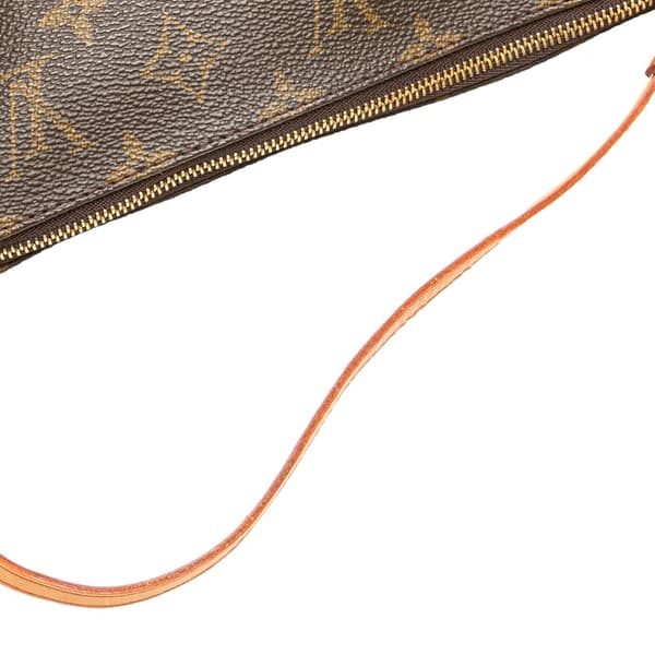 Pre-owned Louis Vuitton Monogram Pochette Accessoires Brown