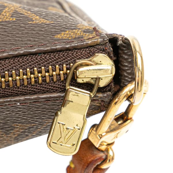 Pre-owned Louis Vuitton Monogram Pochette Accessoires Brown