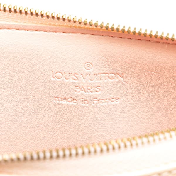 Pre-owned Louis Vuitton Monogram Vernis Pochette Lexington Brown