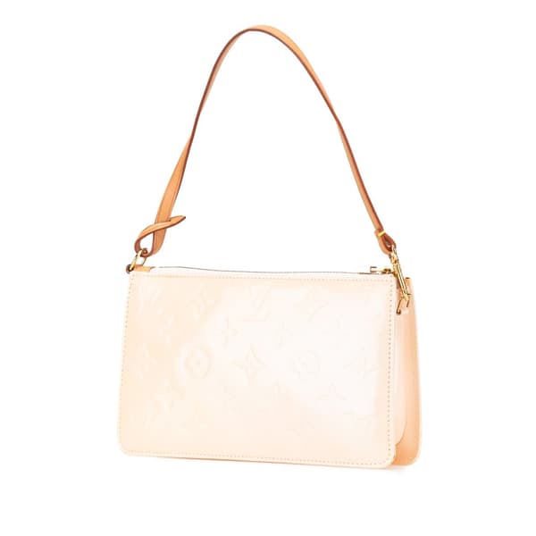 Pre-owned Louis Vuitton Monogram Vernis Pochette Lexington Brown