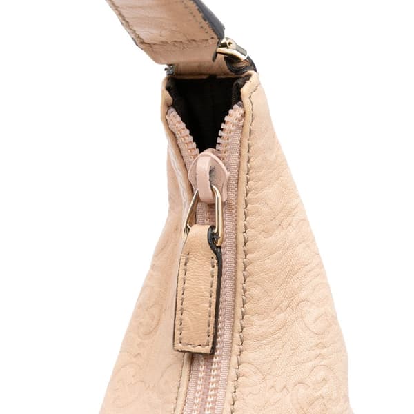 Pre-owned Gucci Guccissima Hobo Bag Brown