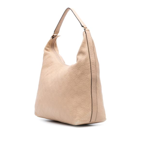 Pre-owned Gucci Guccissima Hobo Bag Brown