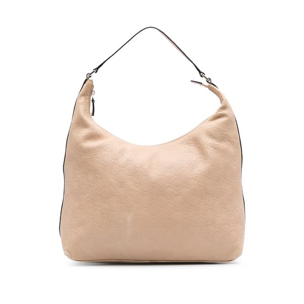 Pre-owned Gucci Guccissima Hobo Bag Brown