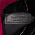Miniatyrbild 6 av 10: Pre-owned Saint Laurent Smooth Calfskin Monogram Cassandra Clasp Bag Purple