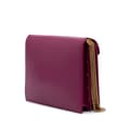 Miniatyrbild 2 av 10: Pre-owned Saint Laurent Smooth Calfskin Monogram Cassandra Clasp Bag Purple