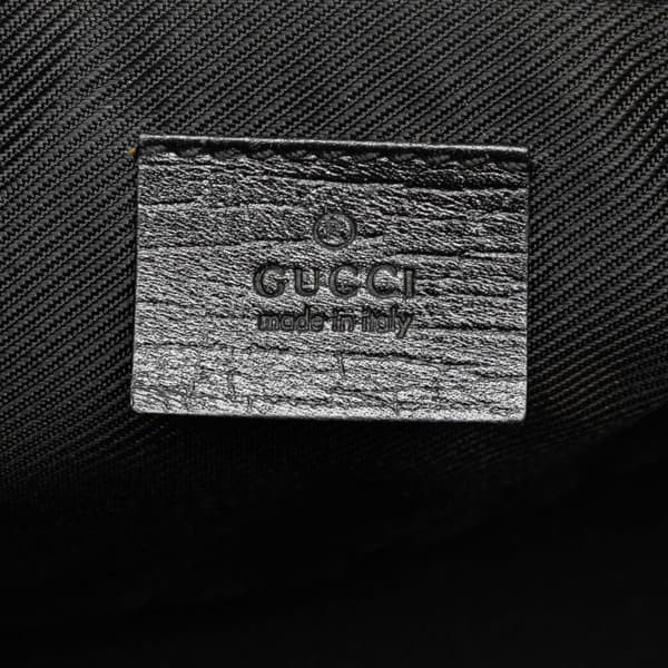 Pre-owned Gucci GG Canvas Boat Black