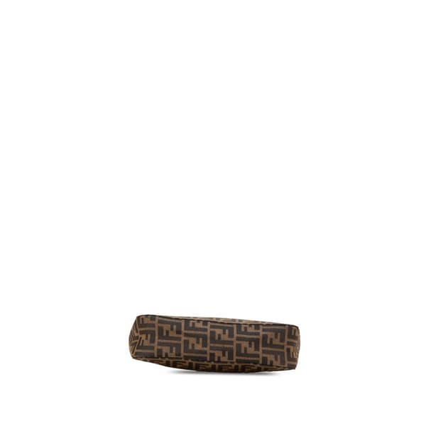 Pre-owned Fendi Zucca Canvas Shoulder Bag Brown
