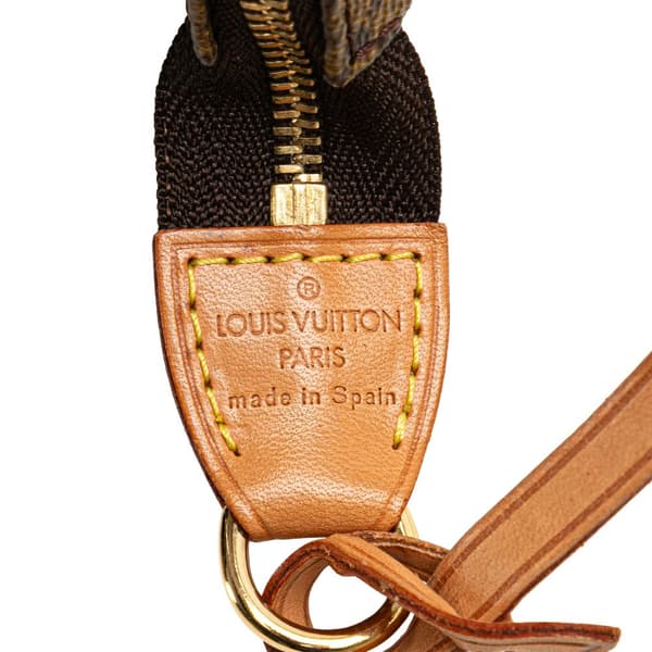 Pre-owned Louis Vuitton Monogram Pochette Accessoires Brown