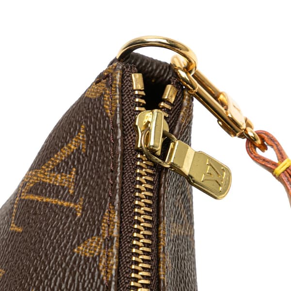 Pre-owned Louis Vuitton Monogram Pochette Accessoires Brown