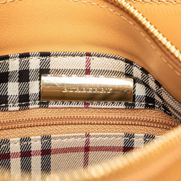 Pre-owned Burberry Leather Shoulder Bag Brown
