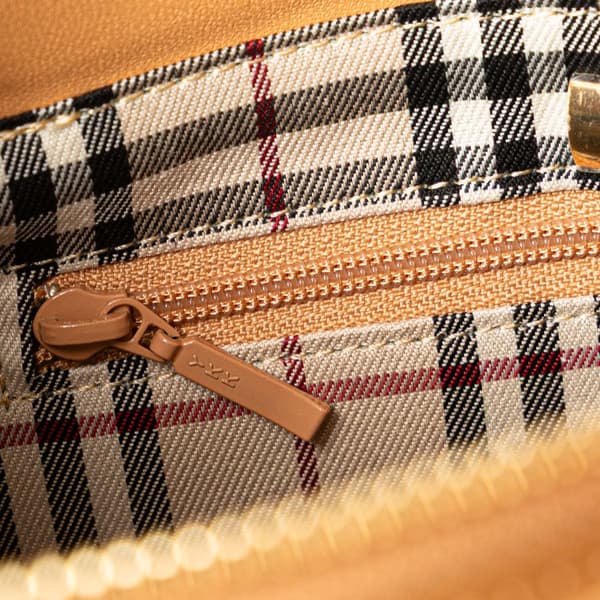 Pre-owned Burberry Leather Shoulder Bag Brown