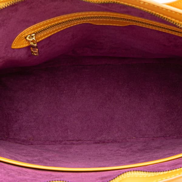 Pre-owned Louis Vuitton Epi Lussac Yellow